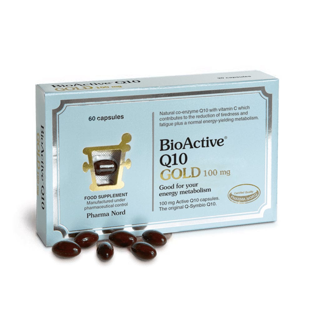 Pharmanord Vitamins & Supplements 60 Capsules Pharma Nord BioActive Q10 Gold 100mg Capsules