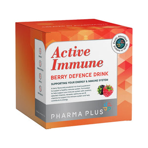 You added <b><u>Pharma Plus Active Immune Berry Defence Drink 30 Sachets</u></b> to your cart.
