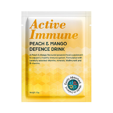 Pharma Plus Food Supplement Pharma Plus Active Immune Peach And Mango Defence Drink 30 Sachets