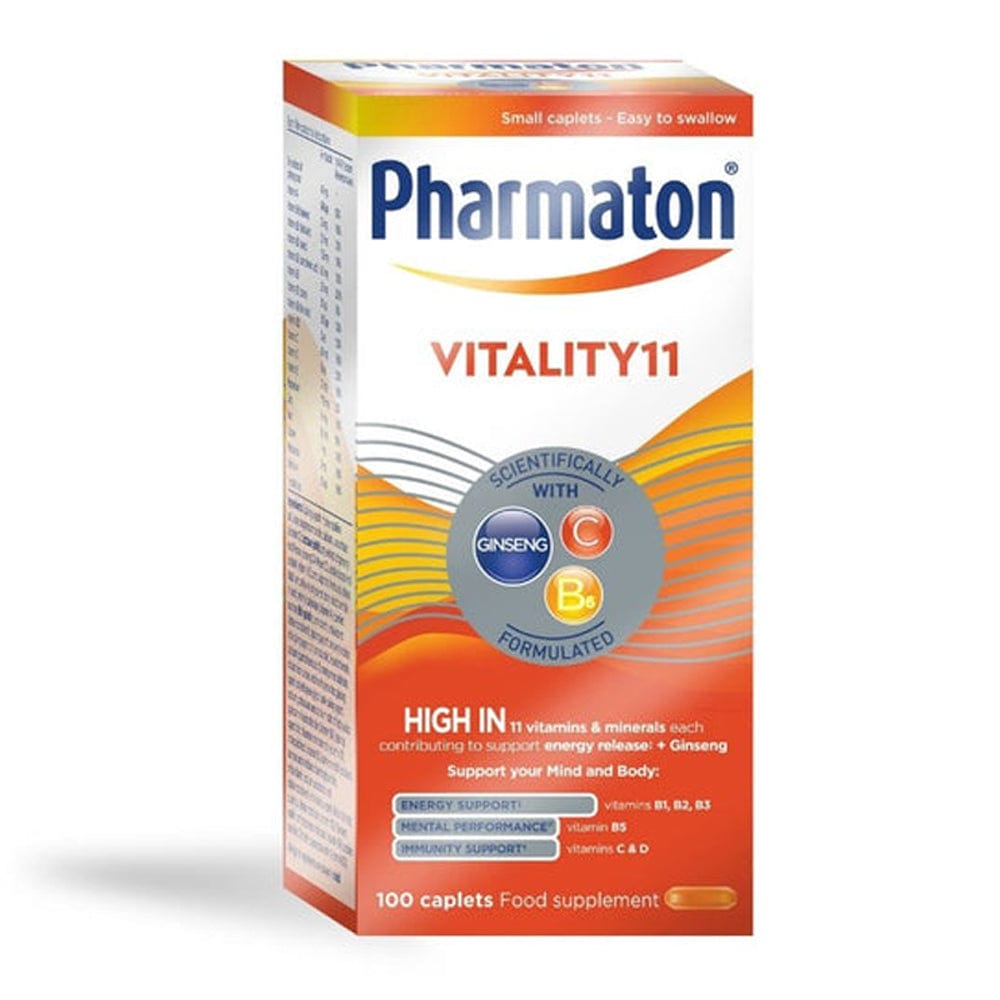 Pharmaton Vitamins & Supplements 100 Caplets Pharmaton Vitality11 Caplets