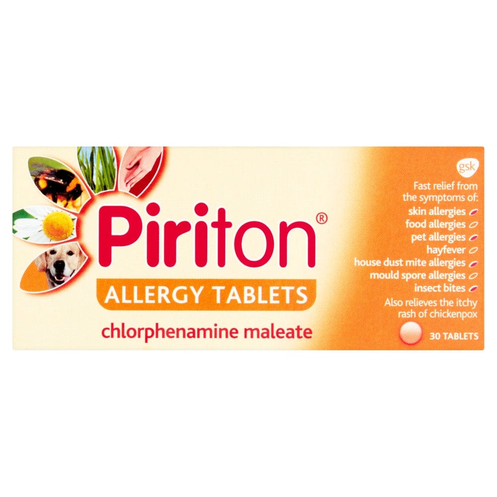 Meaghers Pharmacy Allergy Relief Piriton Antihistamine Allergy Relief Tablets 30s