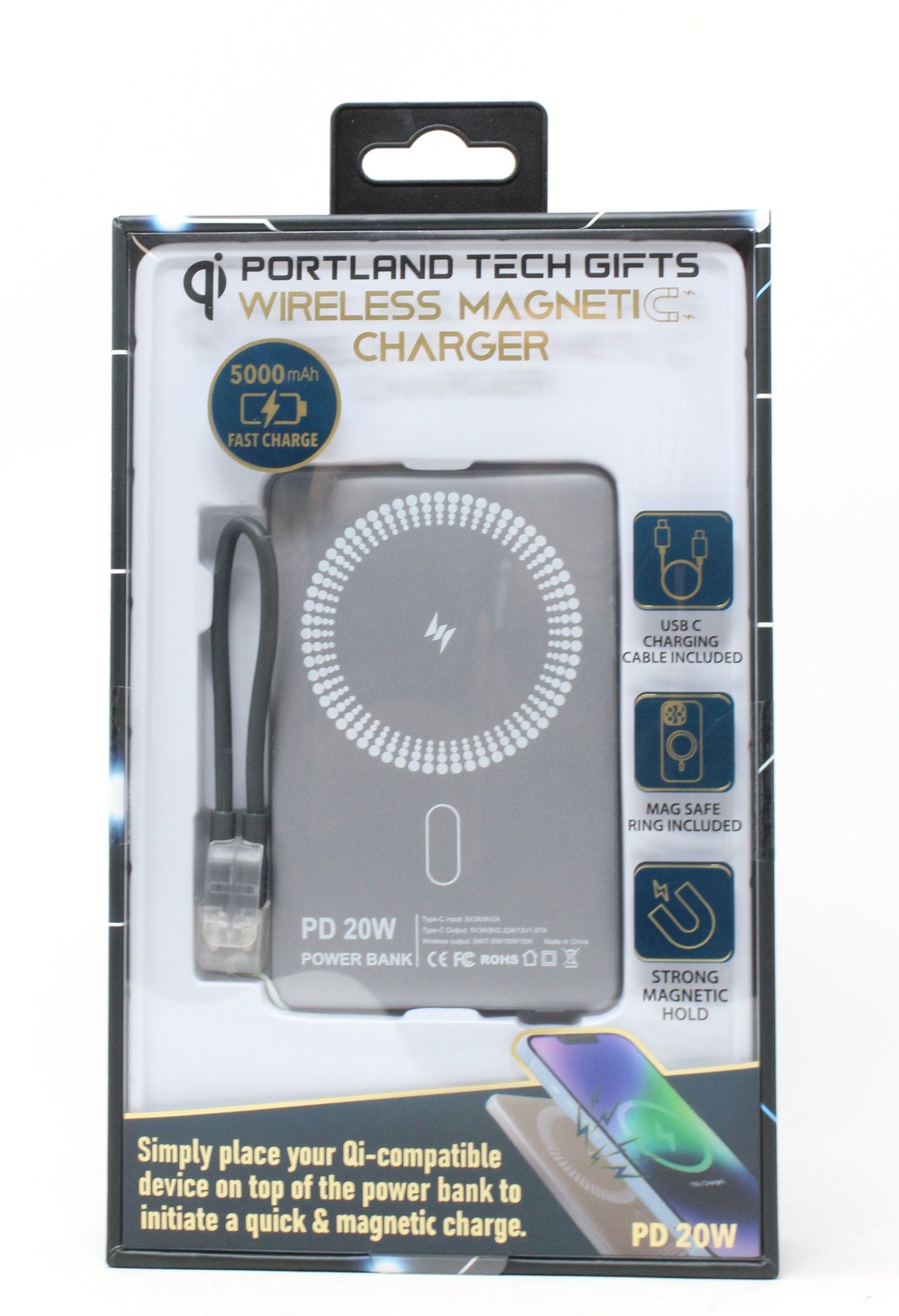 Portland Tech Gifts Wireless Charger Portland Tech Gifts Wireless Magnetic Charger
