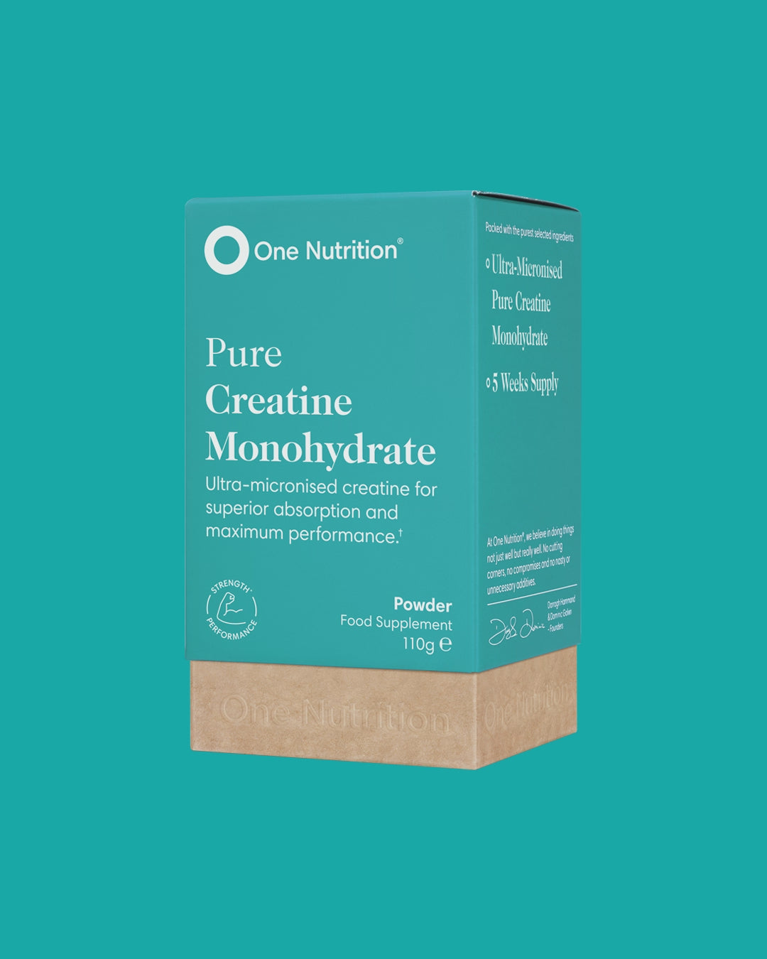 One Nutrition Pure Creatine Monohydrate Powder 110g