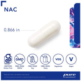 Pure Encapsulation Vitamins & Supplements Pure Encapsulation NAC 600mg 90 Capsules