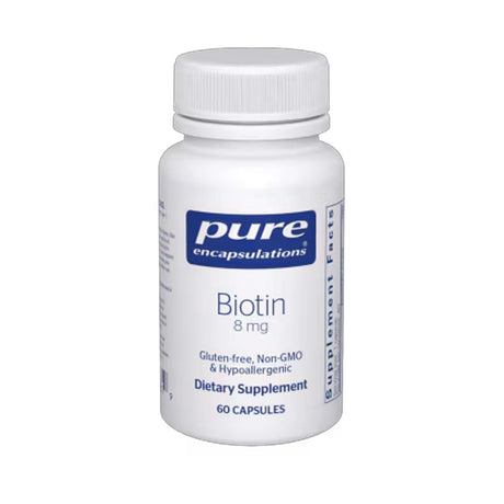 Pure Encapsulation Vitamins & Supplements Pure Encapsulations Biotin 8mg 60 Capsules