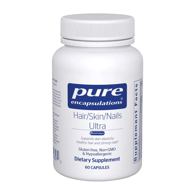 Pure Encapsulation Vitamins & Supplements Pure Encapsulations Hair,  Skin & Nails Ultra 60 Capsules