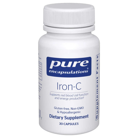 Pure Encapsulation Vitamins & Supplements Pure Encapsulations Iron-C Capsules