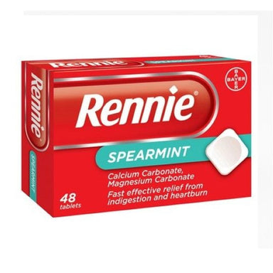 Meaghers Pharmacy Heartburn Relief Rennie Spearment 48 Tablets