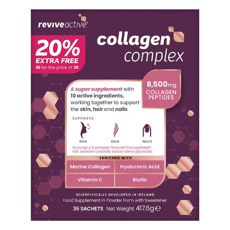 Revive Active Vitamins & Supplements Revive Active Collagen Complex 20% Extra Free