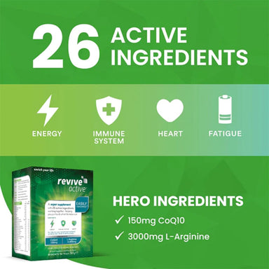 Revive Active Vitamins & Supplements Revive Active Health Food Supplement 20% Extra Free