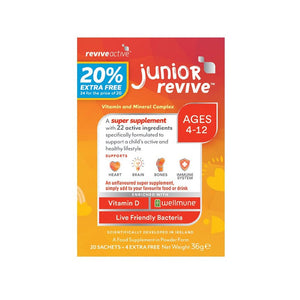 You added <b><u>Revive Active Junior Revive 20% Extra Free</u></b> to your cart.