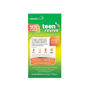 You added <b><u>Revive Active Teen Tropical 20 Sachets</u></b> to your cart.
