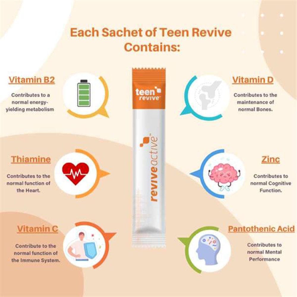 Revive Active Vitamins & Supplements Revive Active Teen Tropical 20 Sachets