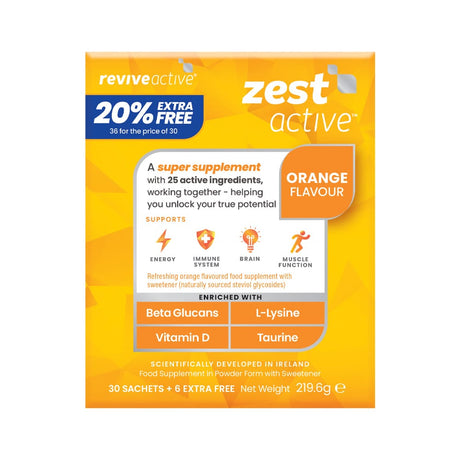 Revive Active Vitamins & Supplements Orange Revive Active Zest 20% Extra Free