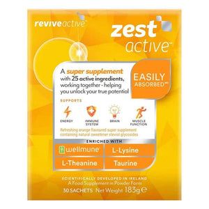 You added <b><u>Revive Active Zest Active 30 Sachets</u></b> to your cart.
