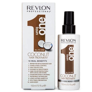 You added <b><u>Revlon Uniq One All in One Hair Treatment Coconut 150ml</u></b> to your cart.