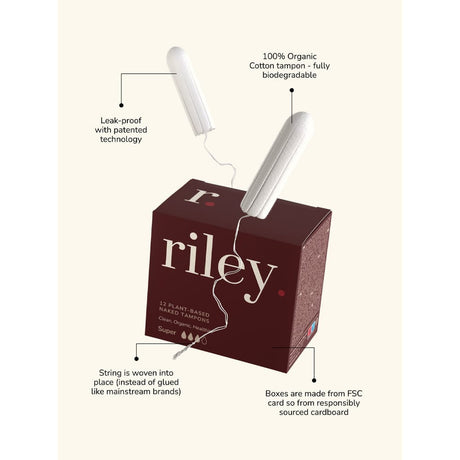 Riley Tampons Riley Naked Tampons