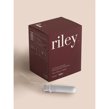 Riley Tampons Riley Organic Cotton Applicator Tampons
