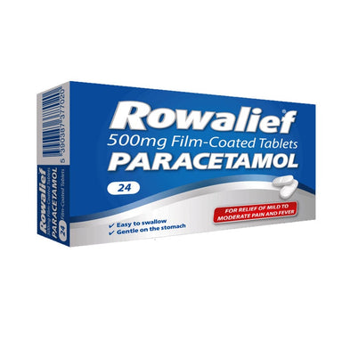 Meaghers Pharmacy Paracetamol Rowalief 500mg Film-Coated Tablets