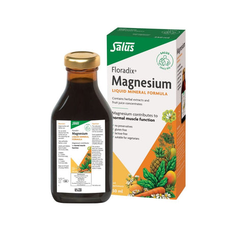 Floradix Vitamins & Supplements Salus Haus Magnesium Liquid Formula 250ml