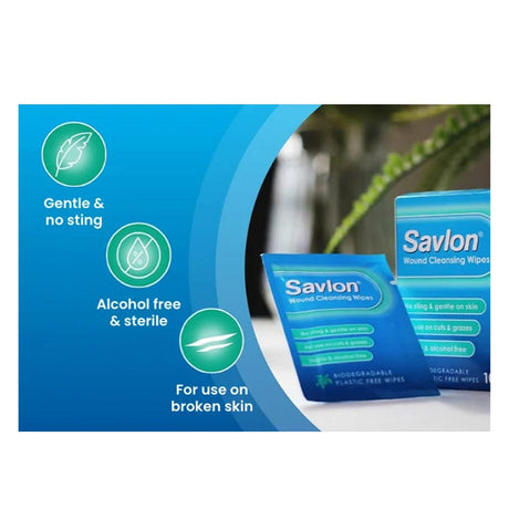 Savlon Antibacterial Wipes Savlon Wound Antibacterial Cleansing Wipes