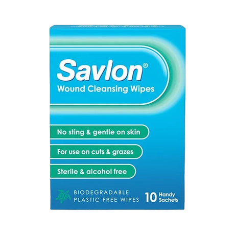 Savlon Antibacterial Wipes Savlon Wound Antibacterial Cleansing Wipes