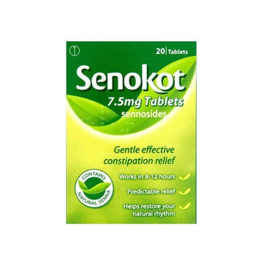 Meaghers Pharmacy Constipation Relief 20's Senokot 7.5mg Tablets