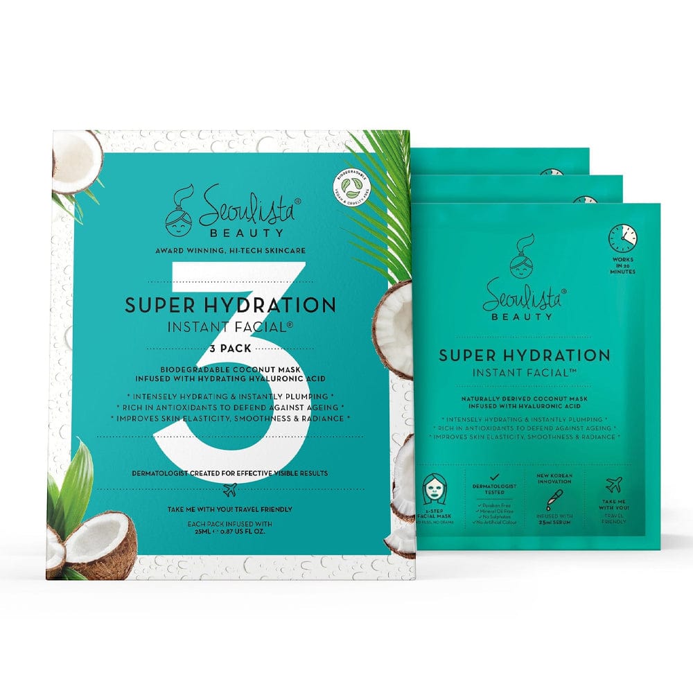 Seoulista Face Mask Seoulista Beauty Super Hydration Instant Facial 3 Pack