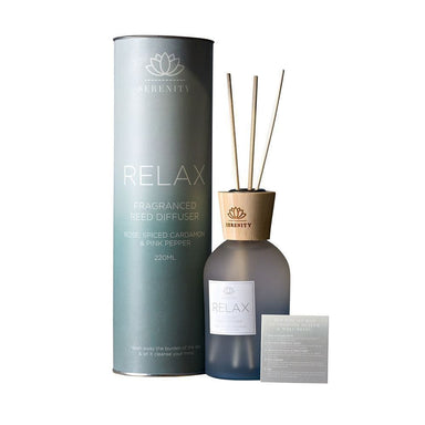 Serenity Diffuser Serenity Relax Diffuser Rose, Spiced Cardamon & Pink Pepper 220ml