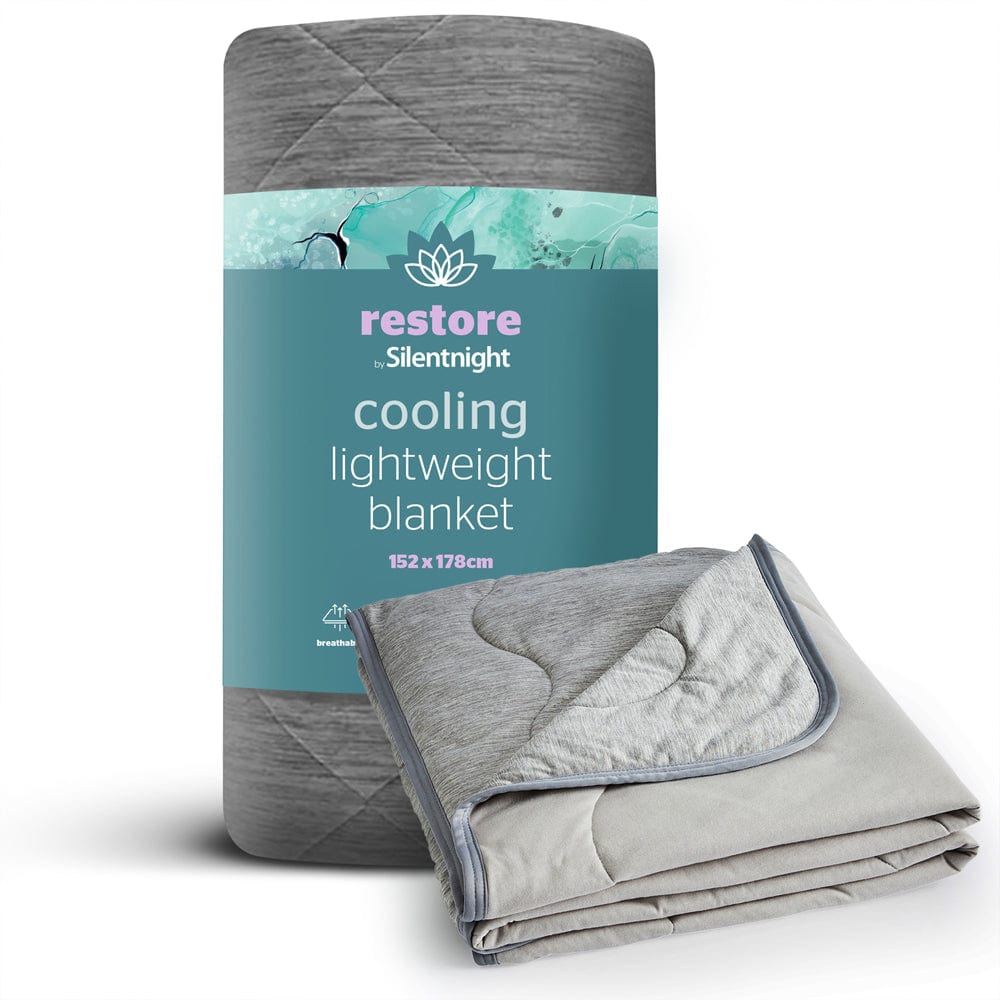 Silentnight Cooling Blanket Dove Grey Silentnight Cooling Lightweight Blanket