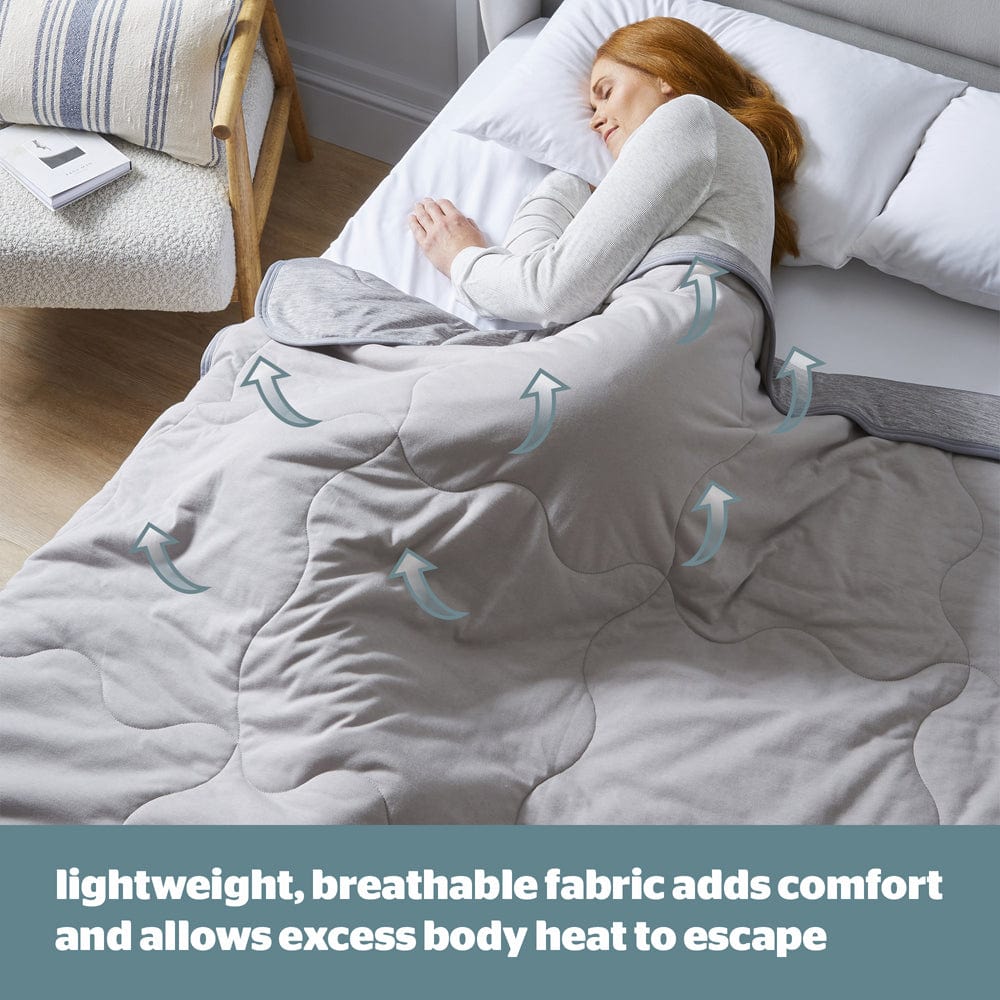 Silentnight Cooling Blanket Dove Grey Silentnight Cooling Lightweight Blanket