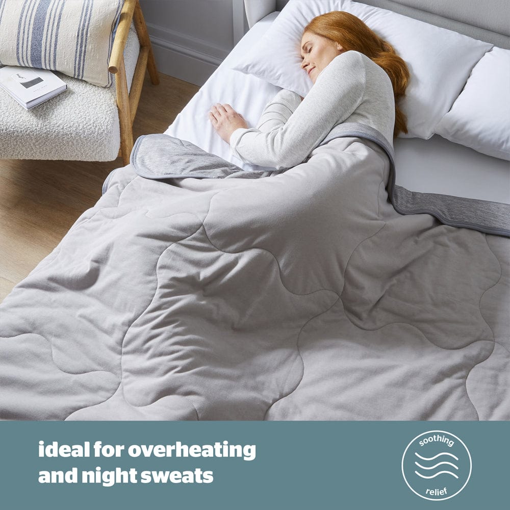 Silentnight Cooling Blanket Dove Grey Silentnight Cooling Lightweight Blanket