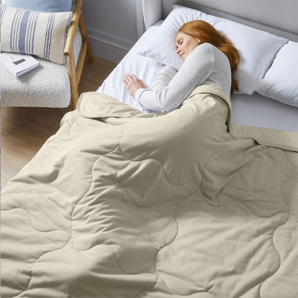 Silentnight Cooling Blanket Natural Silentnight Cooling Lightweight Blanket