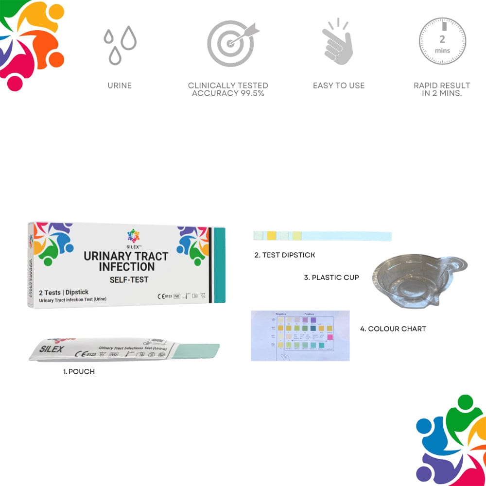 Silex Self Test Silex Urinary Tract Infection (UTI) Test Strips 2 Tests