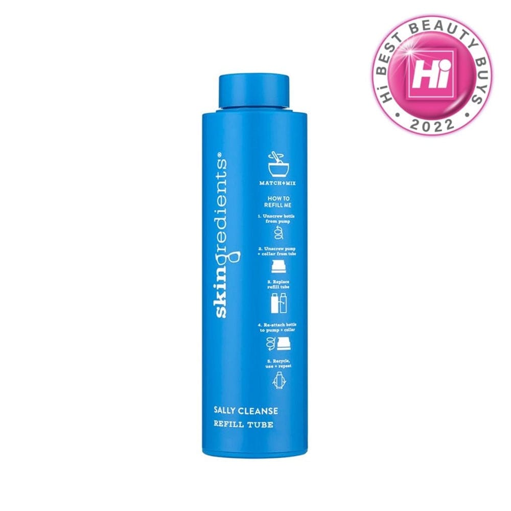 Skingredients Cleanser Refill Tube 100ml *You must buy Primary Refillable Pack first* Skingredients Sally Cleanse 2% Salicyclic Acid Oil Control Cleanser