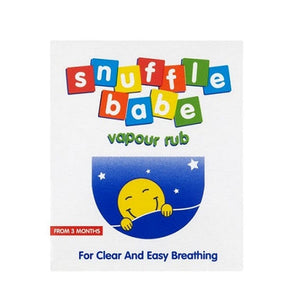 You added <b><u>Snufflebabe Vapour Rub 35g</u></b> to your cart.
