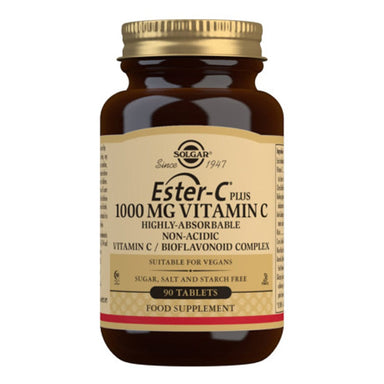 Solgar Vitamins & Supplements 90 Capsules Solgar Ester-C Plus 1000 mg Vitamin C Tablets