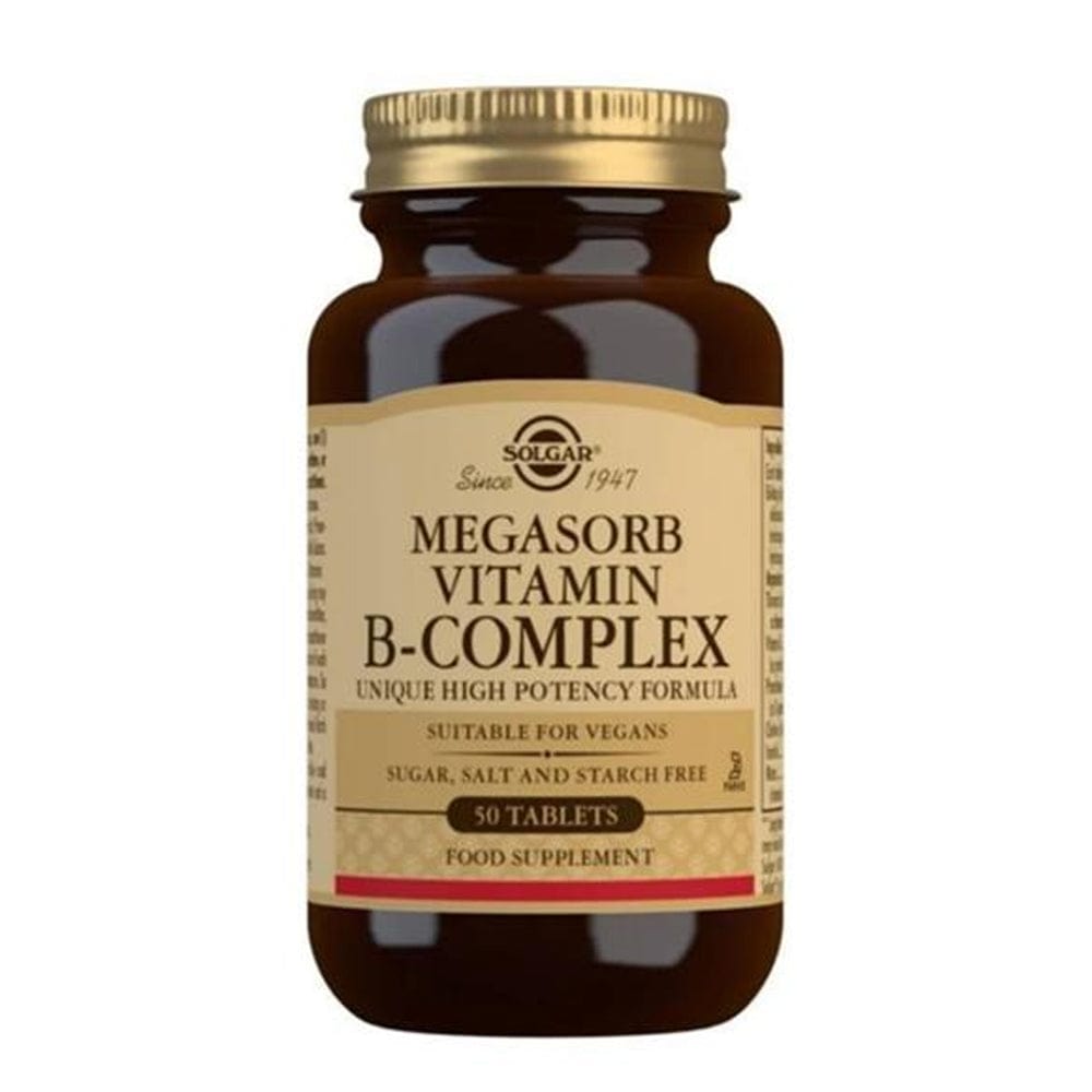Solgar Vitamins & Supplements Solgar Megasorb Vitamin B-Complex "50" 50 Tablets