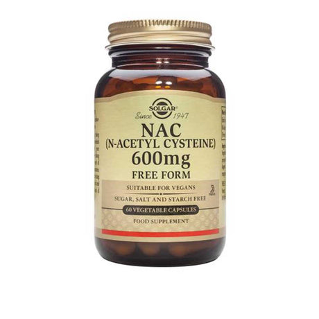 Solgar Vitamins & Supplements Solgar NAC (N-Acetyl Cysteine) 600mg