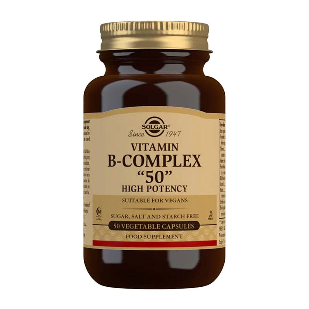 Solgar Vitamins & Supplements 50 Capsules Solgar Vitamin B-Complex "50" High Potency Capsules