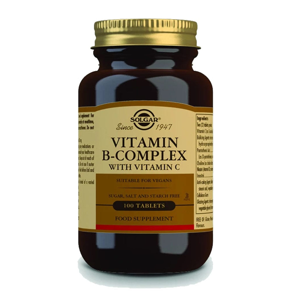 Solgar Vitamins & Supplements Solgar Vitamin B-Complex with Vitamin C 100 Tablets