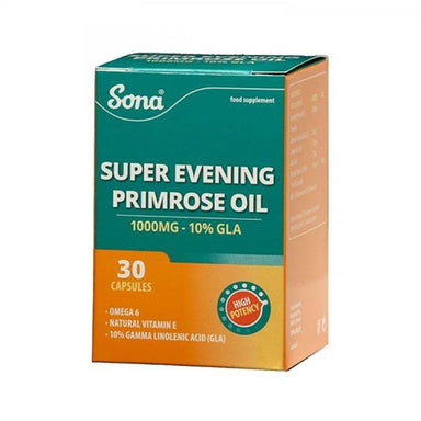 Sona Vitamins & Supplements Sona Evening Primrose Oil 1000mg 30s