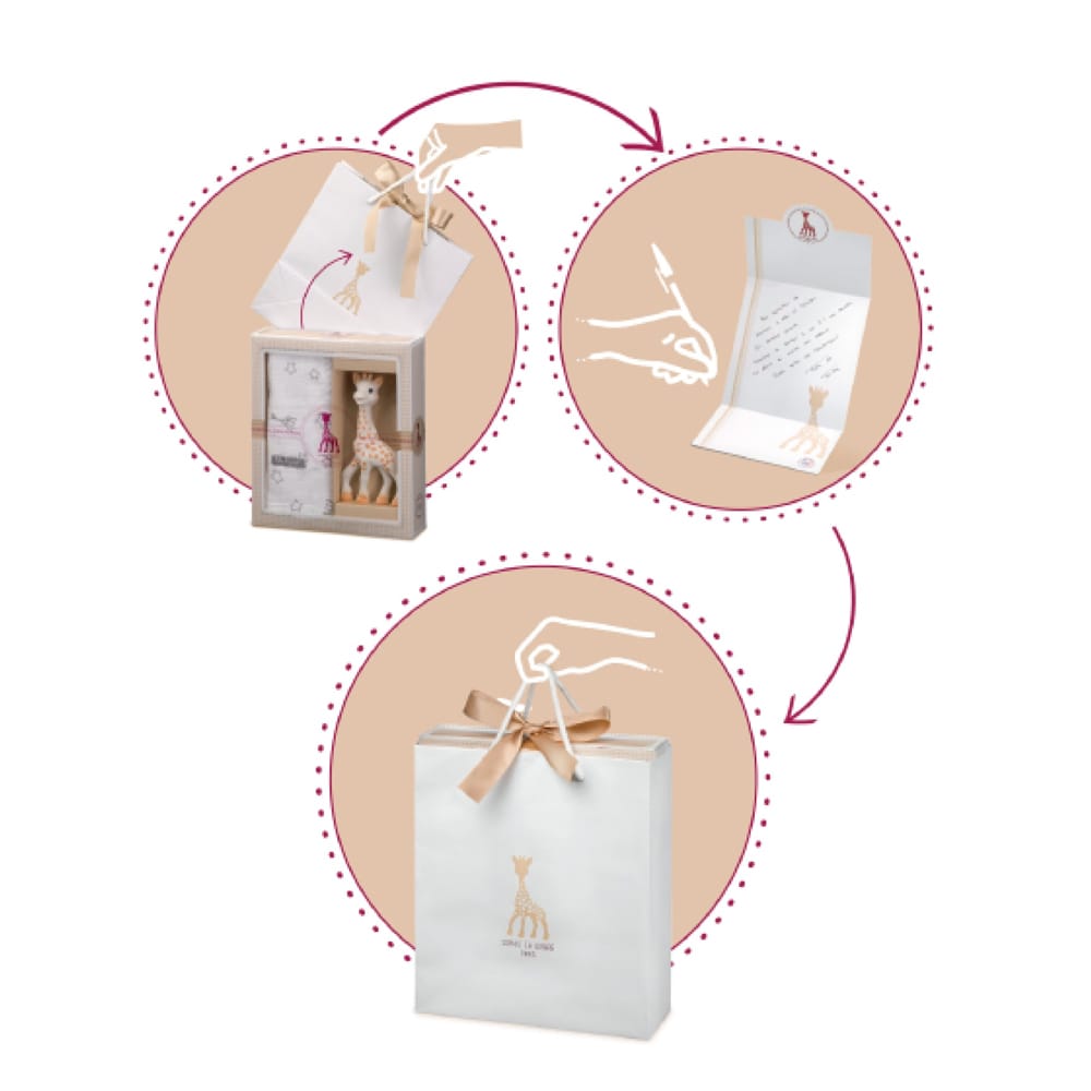 Sophie La Girafe Baby Gifts Sophie La Girafe Sophisticated Swaddle Set