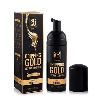Sosu By Suzanne Jackson Tanning Mousse Dark - A Deep Golden Tone SOSU Dripping Gold Luxury Tanning Mousse 150ml