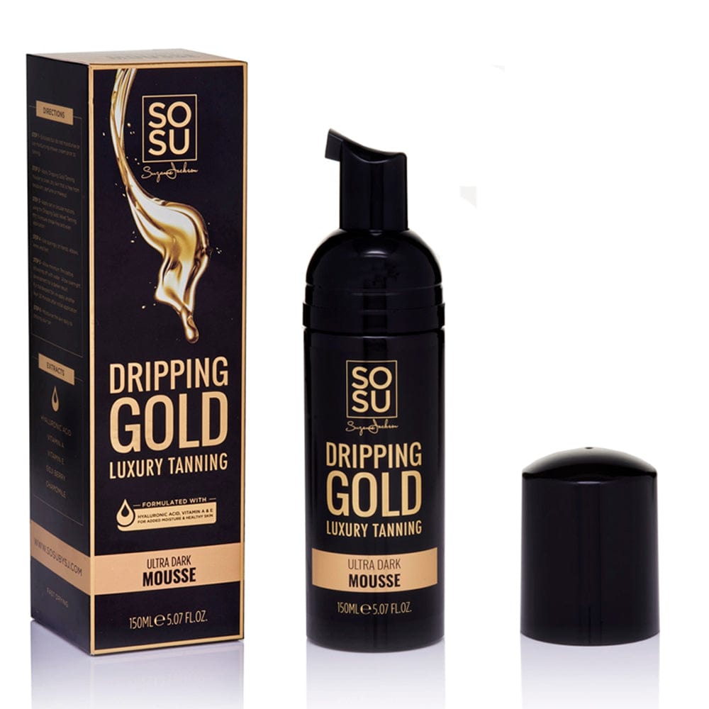 Sosu By Suzanne Jackson Tanning Mousse Ultra Dark - Intense Deep Tone SOSU Dripping Gold Luxury Tanning Mousse 150ml