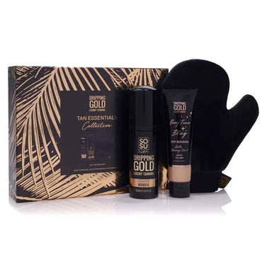 Sosu By Suzanne Jackson tan set SOSU Dripping Gold Tan Essentials Gift Set