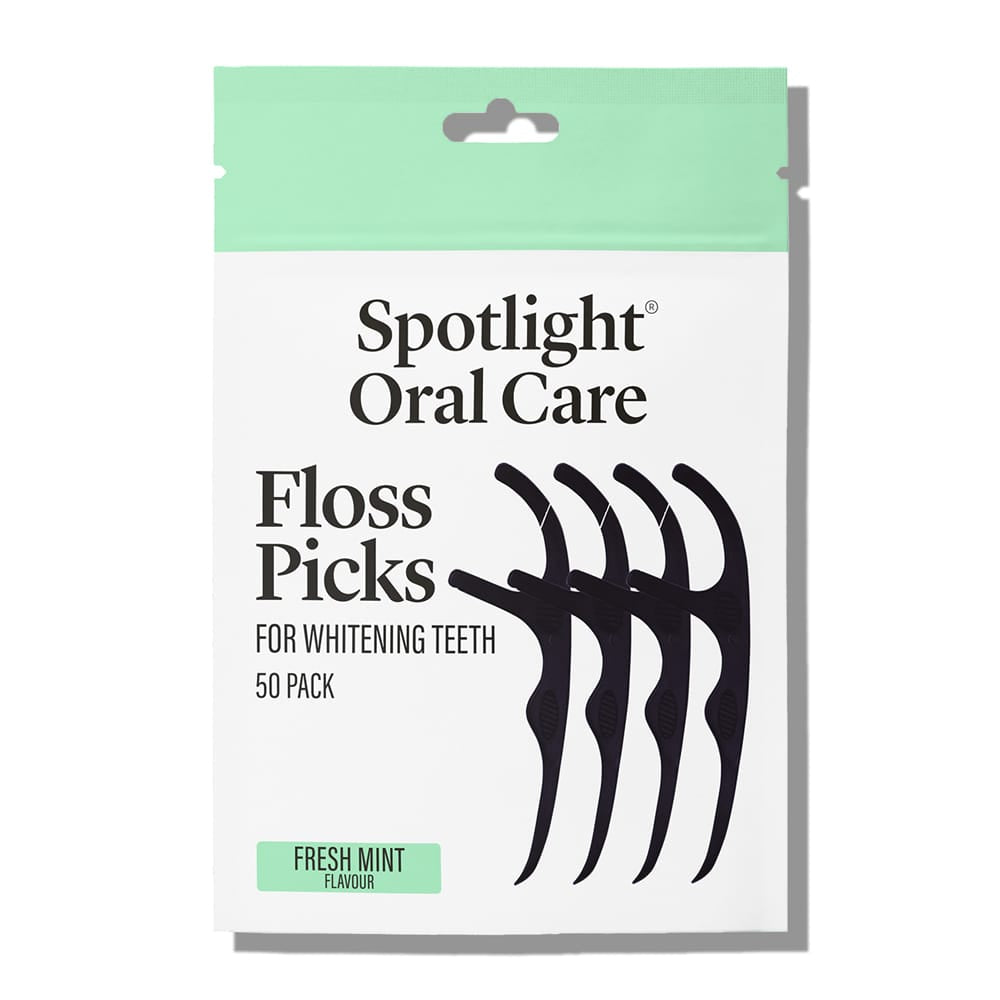 Spotlight Floss Picks Spotlight Oral Care Floss Picks for Whitening Teeth