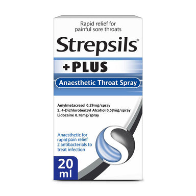Meaghers Pharmacy Throat Spray Strepsils Plus Throat Spray 20ml