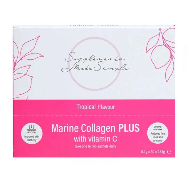 Supplements Made Simple By Dr. Doireann O'Leary Vitamins & Supplements Supplements Made Simple Marine Collagen Plus with Vitamin C Tropical