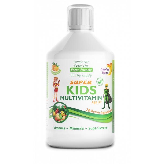Swedish Nutra Vitamins & Supplements Swedish Nutra Super Kids MultiVitamin 500ml